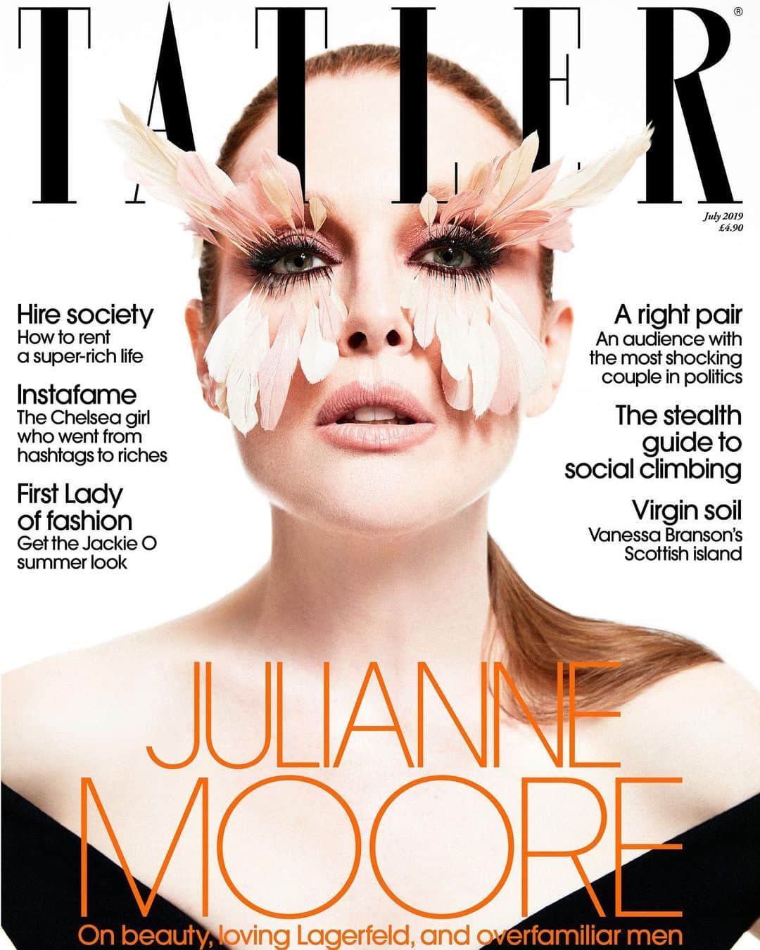 Just Jaredさんのインスタグラム写真 - (Just JaredInstagram)「@juliannemoore strikes a stunning pose on the July 2019 cover of @tatlermagazine! Tap the link in bio for another photo and to hear what she had to say about her freckles, taking control of her life, and Joe Biden’s “inappropriate touching.” #JulianneMoore #Tatler Photo: @jackwaterlotstudio」5月18日 5時38分 - justjared