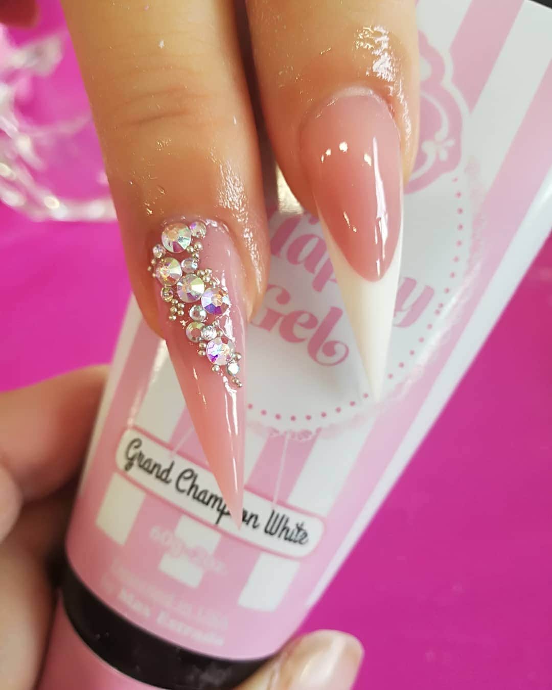 Max Estradaさんのインスタグラム写真 - (Max EstradaInstagram)「Enailcouture.com happy gel! Made in the USA Enailcouture.com spring collection is here !!! Bunny picnic with gunny gel and shinee with our luxury diamonds and bb mini parka sealed with wonder gel Enailcouture.com #ネイル #nailpolish #nailswag #nailaddict #nailfashion #nailartheaven #nails2inspire #nailsofinstagram #instanails #naillife #nailporn #gelnails #gelpolish #stilettonails #nailaddict #nail #💅🏻 #nailtech#nailsonfleek #nailartwow #네일아트 #nails #nailart #notd #makeup #젤네일 #glamnails #nailcolor #nailsalon #nailsdid #nailsoftheday Enailcouture.com happy gel is like acrylic and gel had a baby ! Perfect no mess application, candy smell and no airborne dust ! Enailcouture.com」5月18日 5時37分 - kingofnail