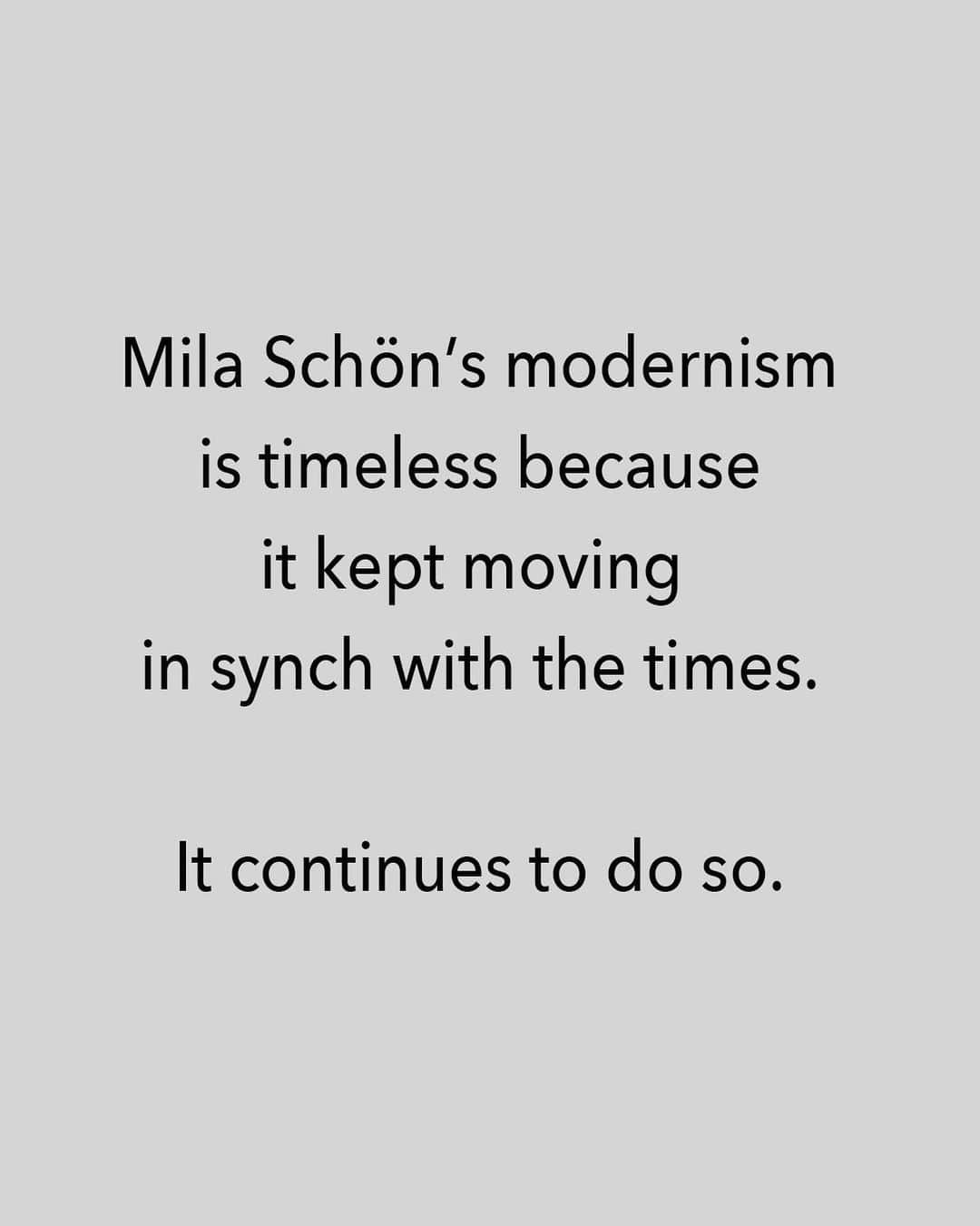 ミラショーンさんのインスタグラム写真 - (ミラショーンInstagram)「Mila Schön’s modernism is timeless because it kept moving in synch with the times. It continues to do so.  #milaismilano #milaamilano #interni #tendenze #neutrals #stileitaliano #newclassic #simplychic #madeinmilan #couturefashion #hautecouturedress #milanofashionweek #milanfashion #milanofashion #fashion」5月17日 21時20分 - milaschon_official