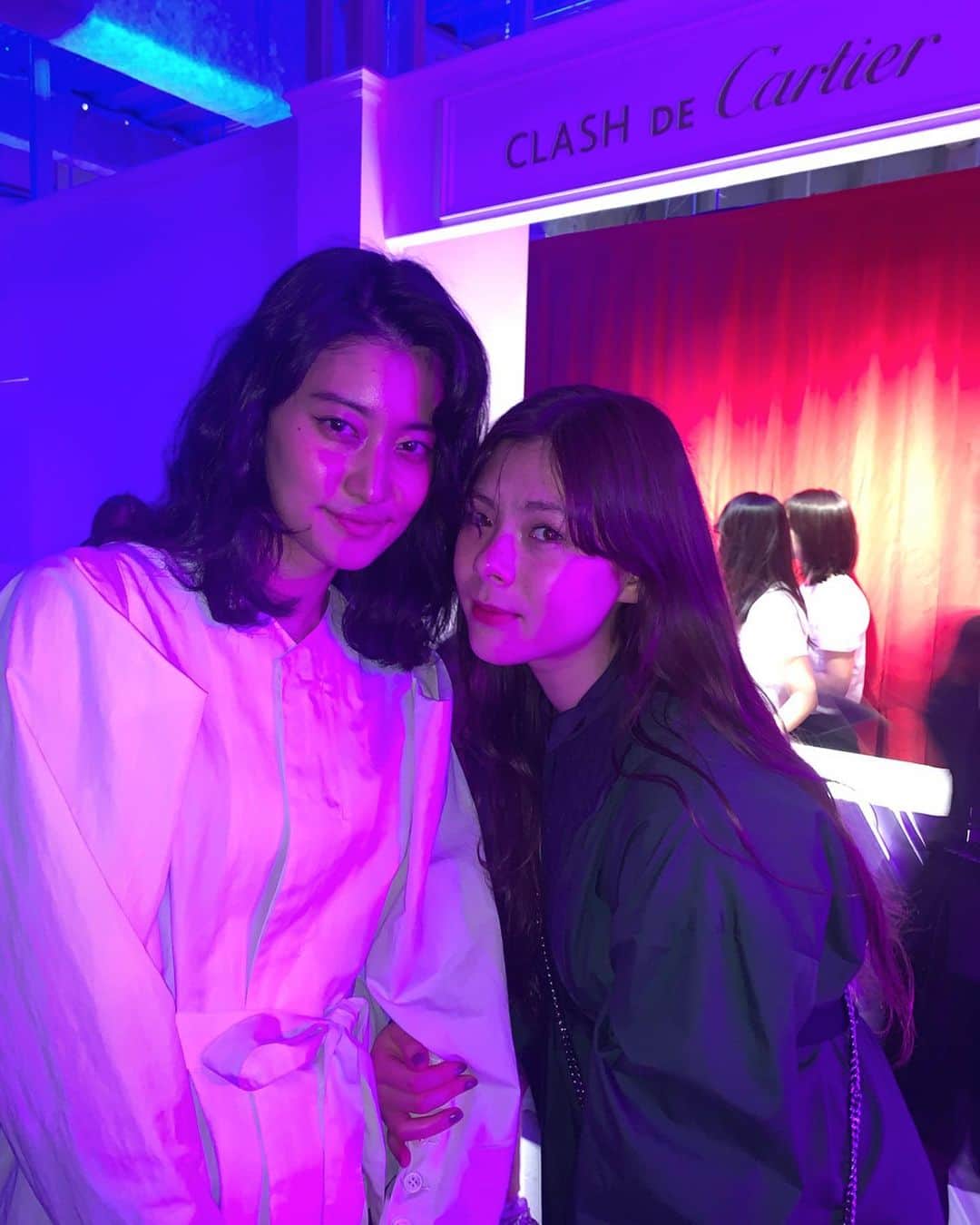 エモン・久瑠美のインスタグラム：「#clashdecartier #cartiertokyo @cartier ❤️ with @kayakon」