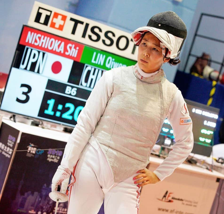 西岡詩穂さんのインスタグラム写真 - (西岡詩穂Instagram)「Shanghai Grand Prix 🇨🇳🐼🤺 go to top 64💪 With angry face😂😡 Photo by @augusto280766  #JAL #シュガーレディ #三洋紙業 #越智運送店 #トレンドマイクロ #やまや #デサント #ハリウッド化粧品 #京王観光 #協和発酵バイオ #NEXUS #オーシャンパッケージ #森永製菓 #fencing #escrime #フェンシング #日本代表 #roadtotokyo #2020」5月17日 21時46分 - shih05823