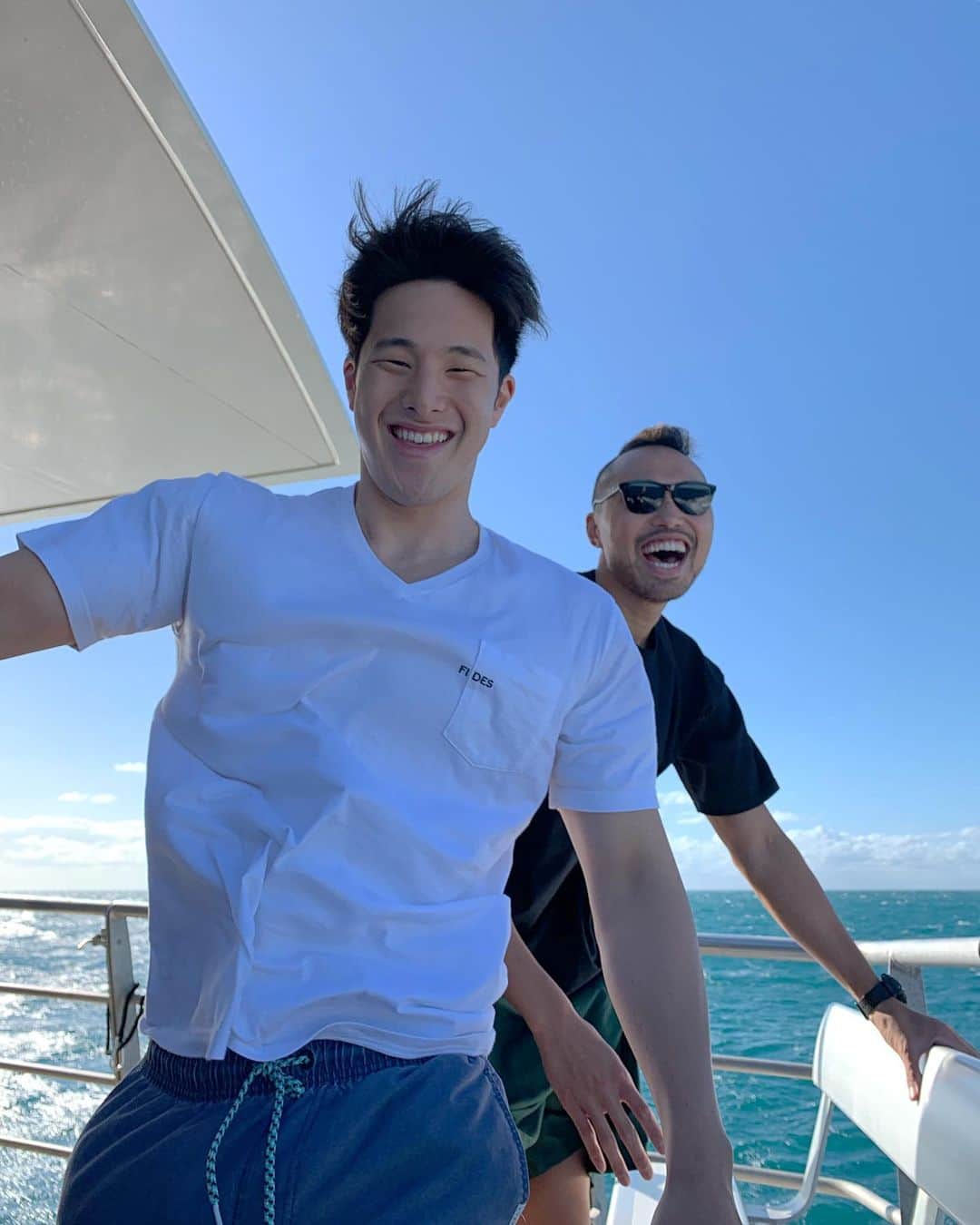 のインスタグラム：「オーストラリアから色々ありましたが無事に帰りました！！ なんでこんなに笑っているのか🤔笑 撮影は @katsuhiro.matsumoto77  #tobiuojapan#cairns#トビウオジャパン」