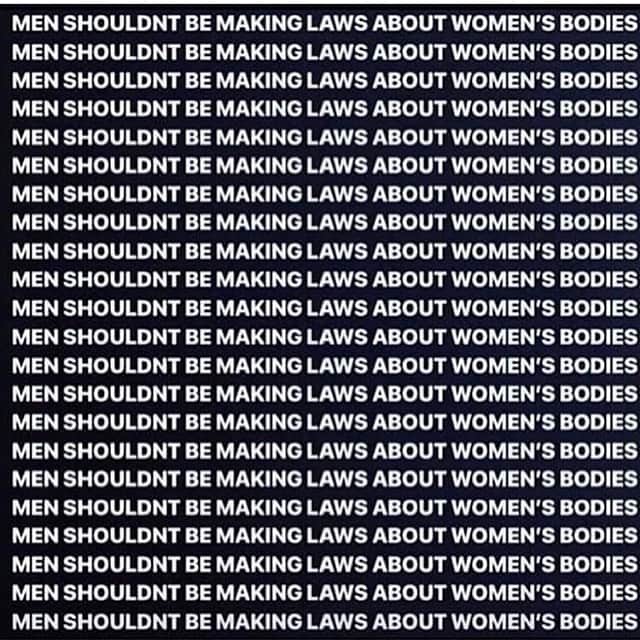 マーシャ・トマソンさんのインスタグラム写真 - (マーシャ・トマソンInstagram)「Men shouldn’t be making laws about women’s bodies.」5月17日 22時41分 - iammarshathomason