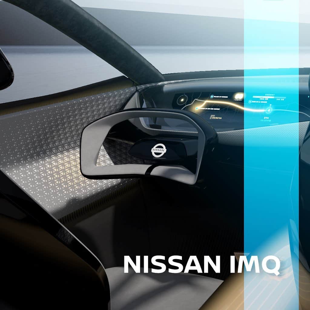 Nissanさんのインスタグラム写真 - (NissanInstagram)「Everything about the #Nissan #IMQ's interior is about the driver, with an ergonomically shaped steering wheel designed to put the driver in a relaxed position and to maximize the visibility of the instrumental panel that hosts the IMQ's Virtual Personal Assistant. #FutureFriday」5月17日 23時03分 - nissan