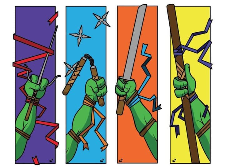 Dribbbleさんのインスタグラム写真 - (DribbbleInstagram)「You put anchovies on this thing and you're in big trouble, ok! TMNT Weapons Posters by @james_viola86⠀ ⠀ #turtlepower #vanillaice #dribbble #dribbblers #design #illustration」5月17日 23時05分 - dribbble