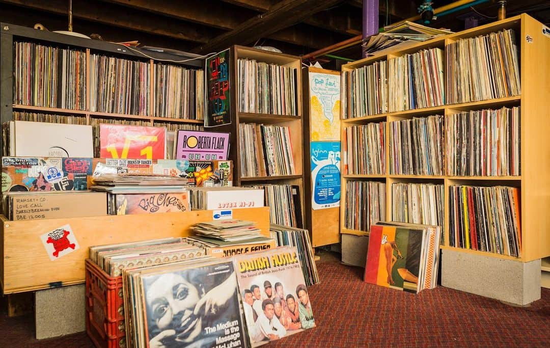 Red Bull Music Academyのインスタグラム：「DJ Luv’s private record collection in Montréal is pretty special. 👀 — 📷 @bruno_destombes #records #vinyl #recordcollection」