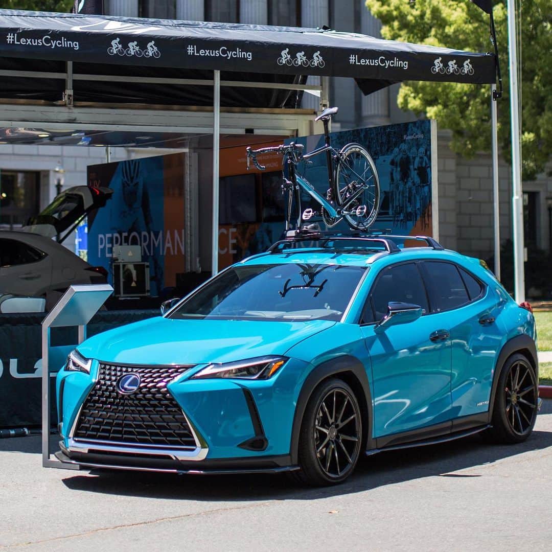 Lexus USAのインスタグラム：「During @AmgenTOC, performance is key, whether you ride on two wheels or four. #AmgenTOC #LexusPerformance #LexusCycling」