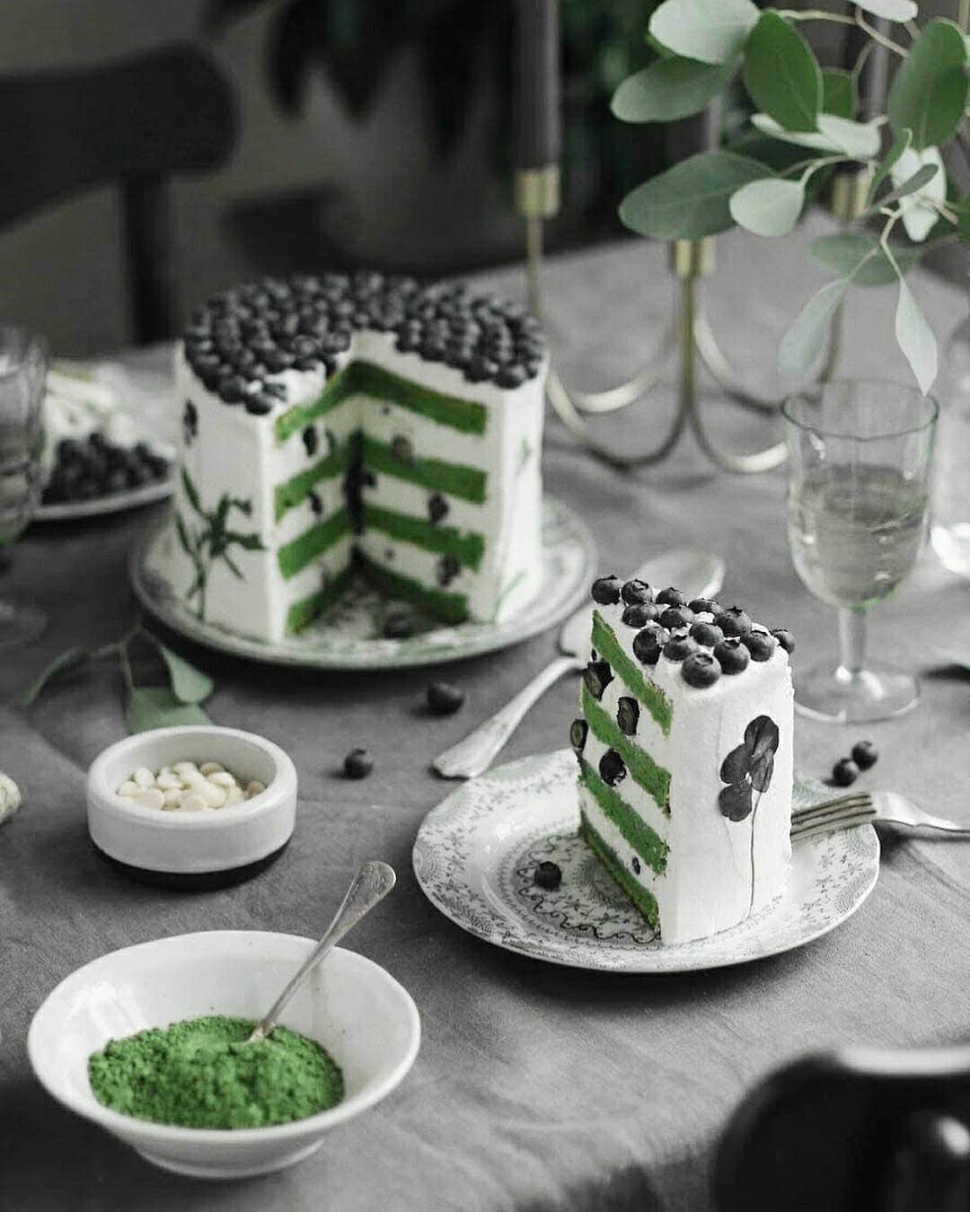 Matchæologist®さんのインスタグラム写真 - (Matchæologist®Instagram)「WOW! 😍 Hands up if you’re in #Matcha heaven with this drool-worthy Matcha and Blueberry Cake 🍰🙏 from the amazing @baking_maniac. ✨ Doesn’t it look #matchalicious?! . 👌 Try using our Midori™ culinary matcha to make this at home! 🍃 Midori™ is a matcha of choice for leading chefs, baristas, pâtissiers, and chocolatiers. It showcases a vibrant green colour, a mellow umami, and imparts a harmonious suite of well-rounded ‘matcha’ flavours to your recipes. It is ideal for use in dessert recipes such as this matcha and blueberry cake🤗 . Discover the mighty green magic 🌿 of our artisanal matcha with Matchaeologist – visit us at Matchaeologist.com for premium-quality artisanal matcha 🍵. . 👉Click the link in our bio @Matchaeologist . Matchæologist® #Matchaeologist Matchaeologist.com」5月18日 0時00分 - matchaeologist