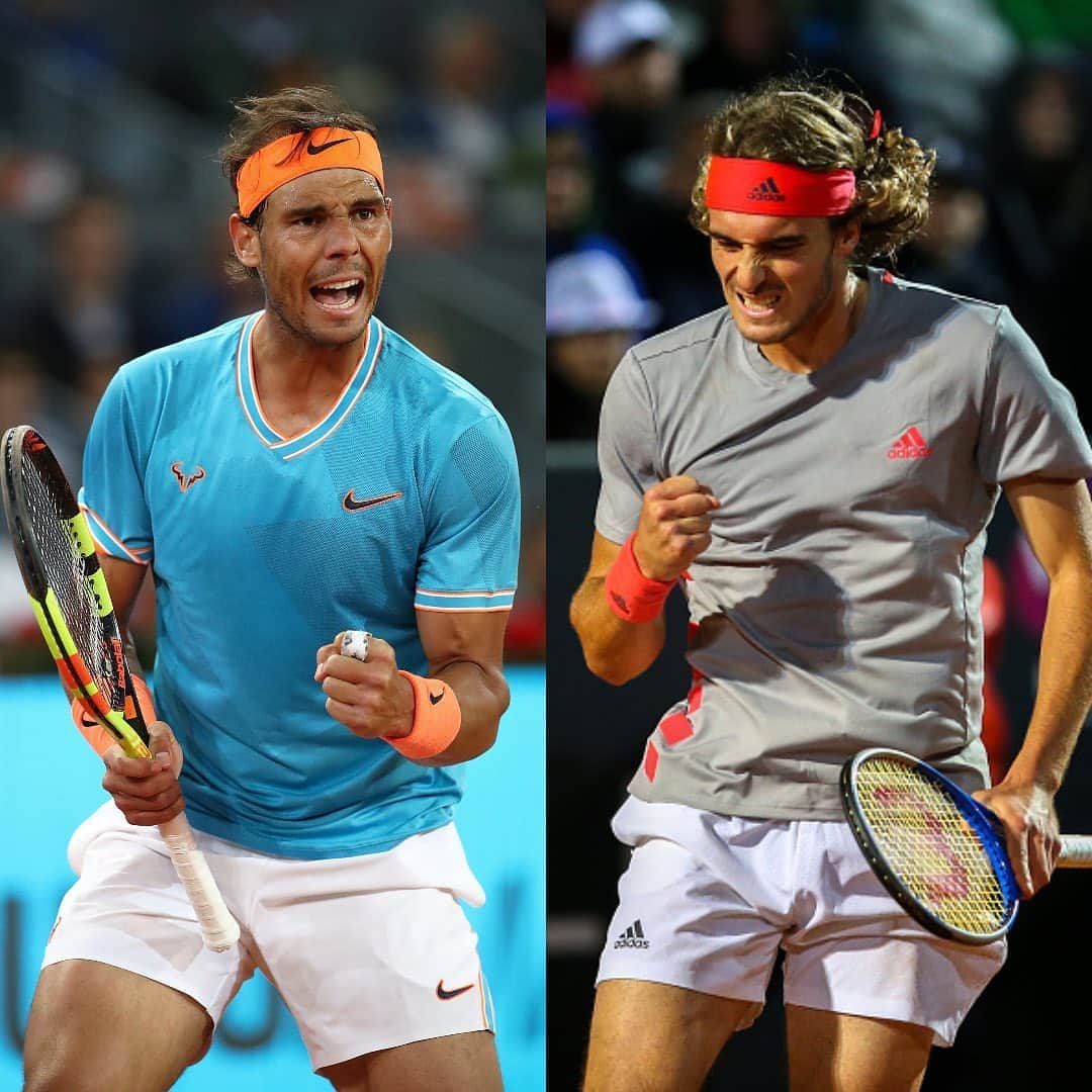 ATP World Tourさんのインスタグラム写真 - (ATP World TourInstagram)「REMATCH 💪 Will Stef or Rafa make the Rome final? 👇 @rafaelnadal | @stefanostsitsipas98 #ibi19 #FedEx #ATP #Nadal #Tsitsipas #tennis #instasport #Rome #Masters1000」5月18日 0時30分 - atptour