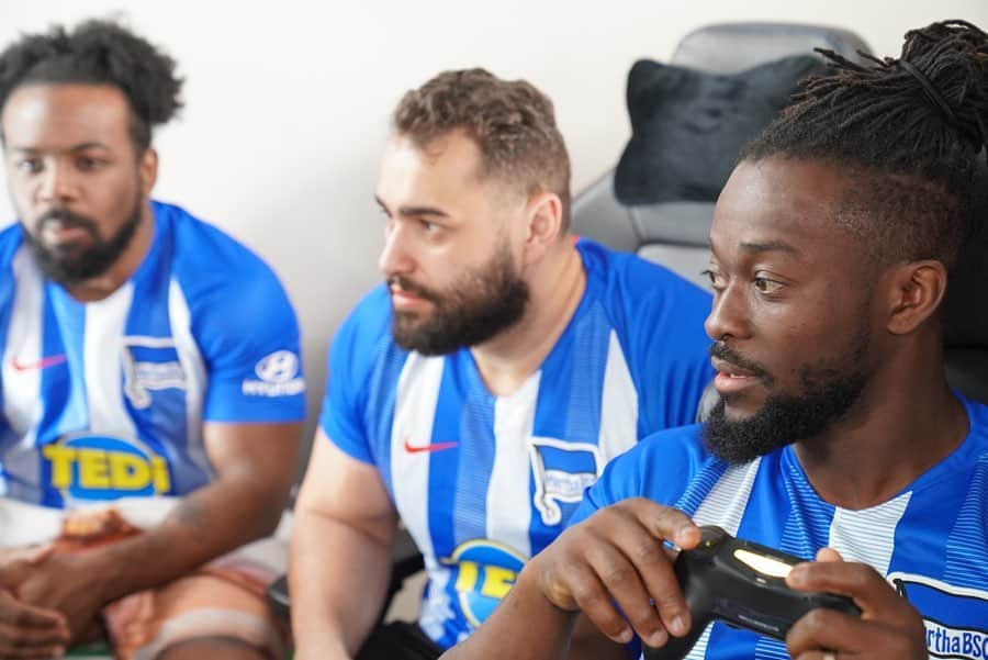 WWEさんのインスタグラム写真 - (WWEInstagram)「@xavierwoodsphd, @thetruekofi, and @rusevig got to visit the @herthabsc.esport Academy to play in some very competitive video game matchups, stay tuned to see what happened by subscribing to @upupdwndwn #WWEBerlin @wwedeutschland」5月18日 0時52分 - wwe