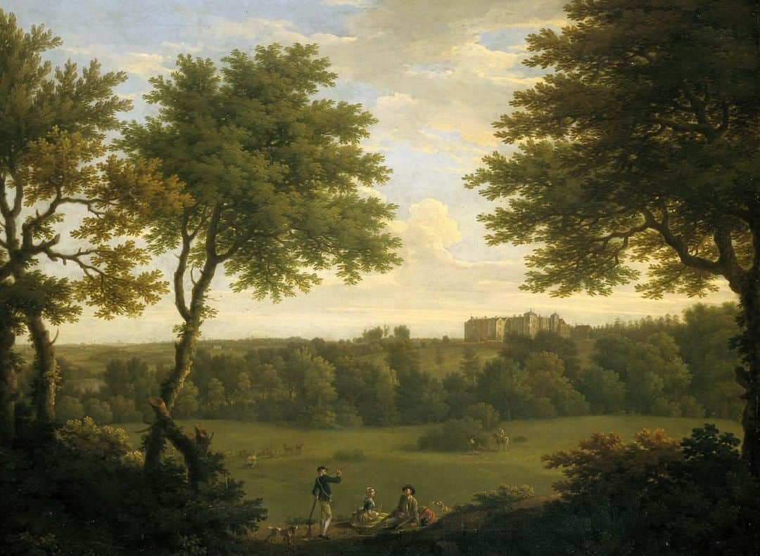 テート・ギャラリーさんのインスタグラム写真 - (テート・ギャラリーInstagram)「Will you be spending time outdoors this weekend? 🍃  George Lambert, Francis Hayman, View of Copped Hall in Essex, from the Park 1746, on free display at Tate Britain.」5月18日 0時57分 - tate