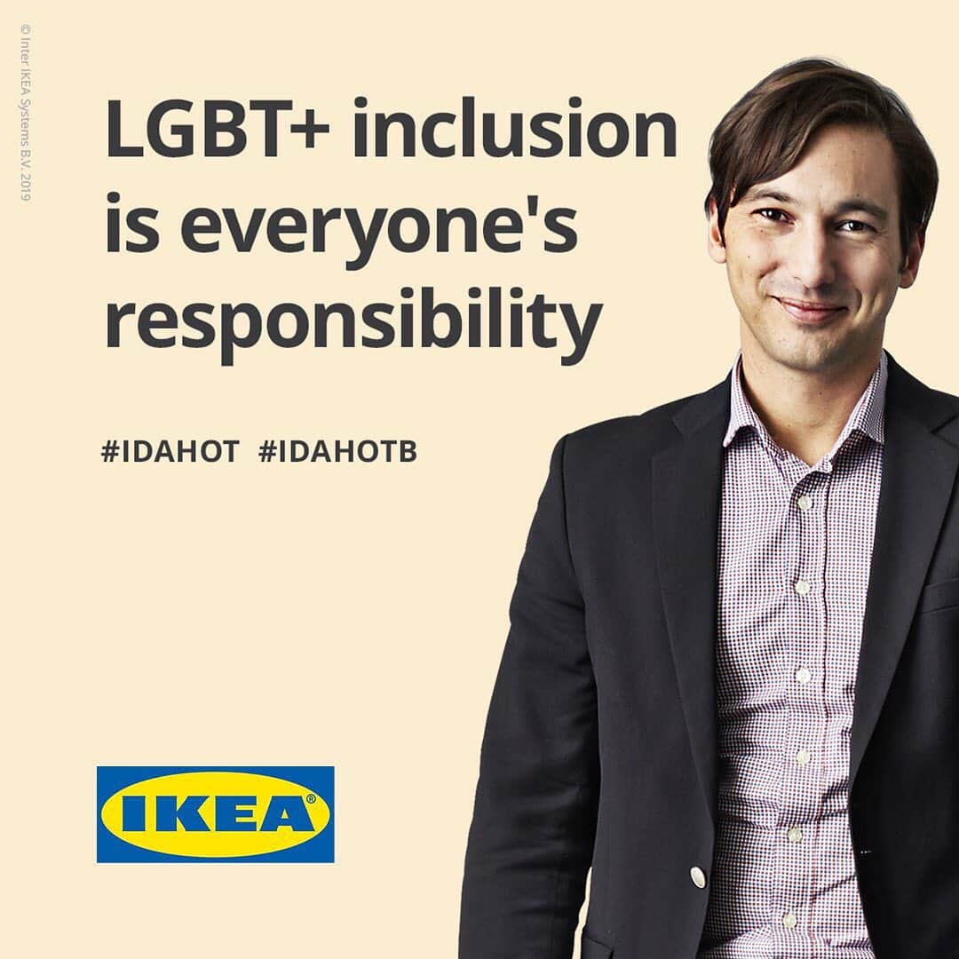 IKEA USAさんのインスタグラム写真 - (IKEA USAInstagram)「At IKEA we embrace diversity. We invite all IKEA co-workers to show their support for the rights of people of all sexual orientations and gender identities. #IDAHOT #IDAHOTB」5月18日 1時03分 - ikeausa