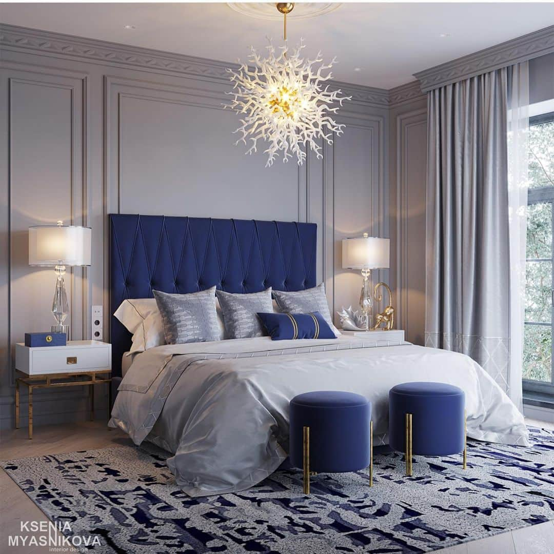 さんのインスタグラム写真 - (Instagram)「Swipe! All about the blue! Comment your favorite room below! Mine is the bathroom! @kseniamyasnikova」5月18日 1時06分 - inspire_me_home_decor