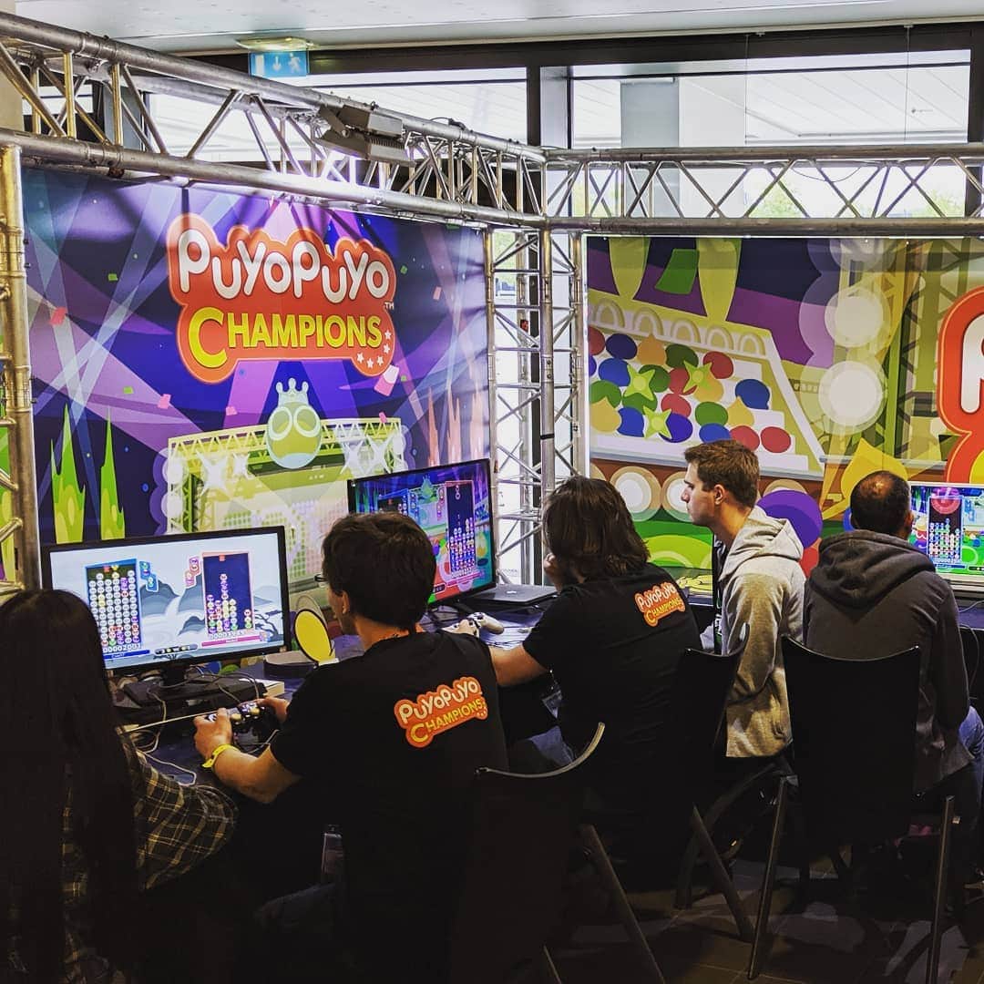 SEGAさんのインスタグラム写真 - (SEGAInstagram)「We're so proud to be here at #Stunfest2019 to support the French Puyo Puyo community in running their first official Puyo Puyo Champions tournament in Europe. Stay tuned for a live broadcast of the grand finals tomorrow at 9am PT / 5pm BST / 6pm CET」5月18日 1時24分 - sega