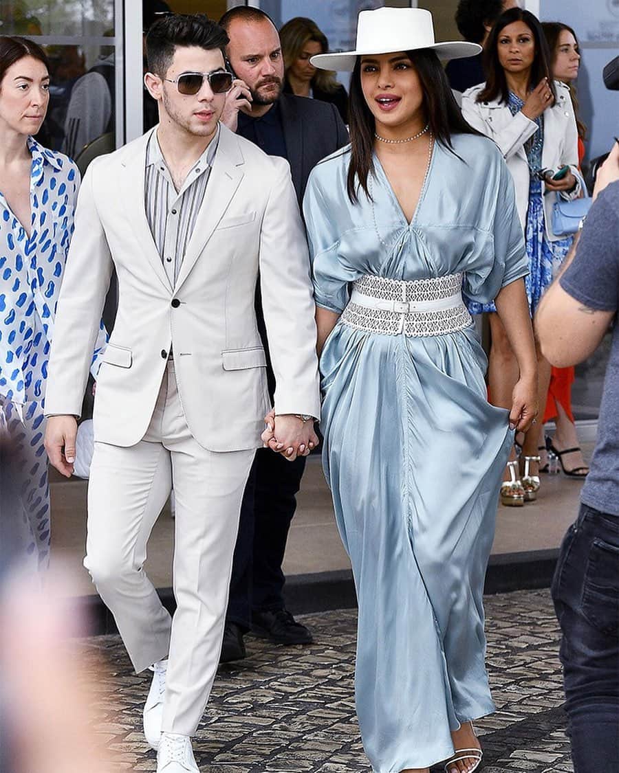 British Vogueさんのインスタグラム写真 - (British VogueInstagram)「#Cannes Film Festival annually attracts the biggest names in Hollywood and today, #PriyankaChopra and #NickJonas were spotted serving up serious power-couple style while celebrating international film offerings. Click the link in bio for the best sartorial highlights from the French Riviera festival.」5月18日 1時35分 - britishvogue