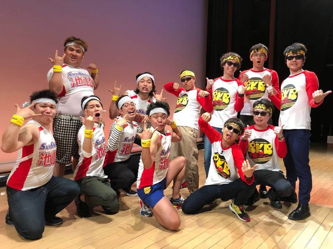 池田真一のインスタグラム：「ブンジャス祭り楽しすぎました！ 楽しすぎてマジで永遠にこの時間が続けばいいのにって思ってました！ 打ち上げはこっちこっち〜で最高に楽しかったです！ 次も絶対に出たいーーー！！！！！ 明日は極新喜劇に出させて頂きます！ よろしくお願いします！」