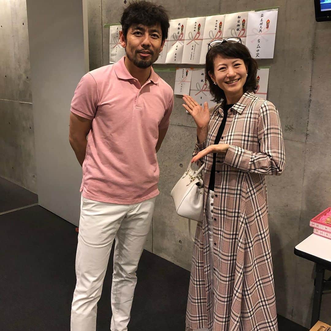 馬場典子さんのインスタグラム写真 - (馬場典子Instagram)「自撮りだとレンズの位置が分からない#山中崇史 さん（笑）#劇団扉座 #百鬼丸」5月18日 8時36分 - baba_channel