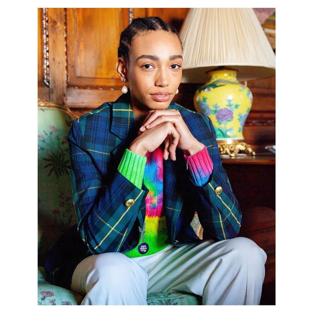 Polo Ralph Laurenさんのインスタグラム写真 - (Polo Ralph LaurenInstagram)「As featured on @ManRepeller: a #Polo tie-dye cable sweater. . Photographer: @EdithWYoung Editor: @HarlingRoss Model: @JasmineVHarris . #PoloEditorials #PoloRLStyle #TieDye」5月18日 9時32分 - poloralphlauren