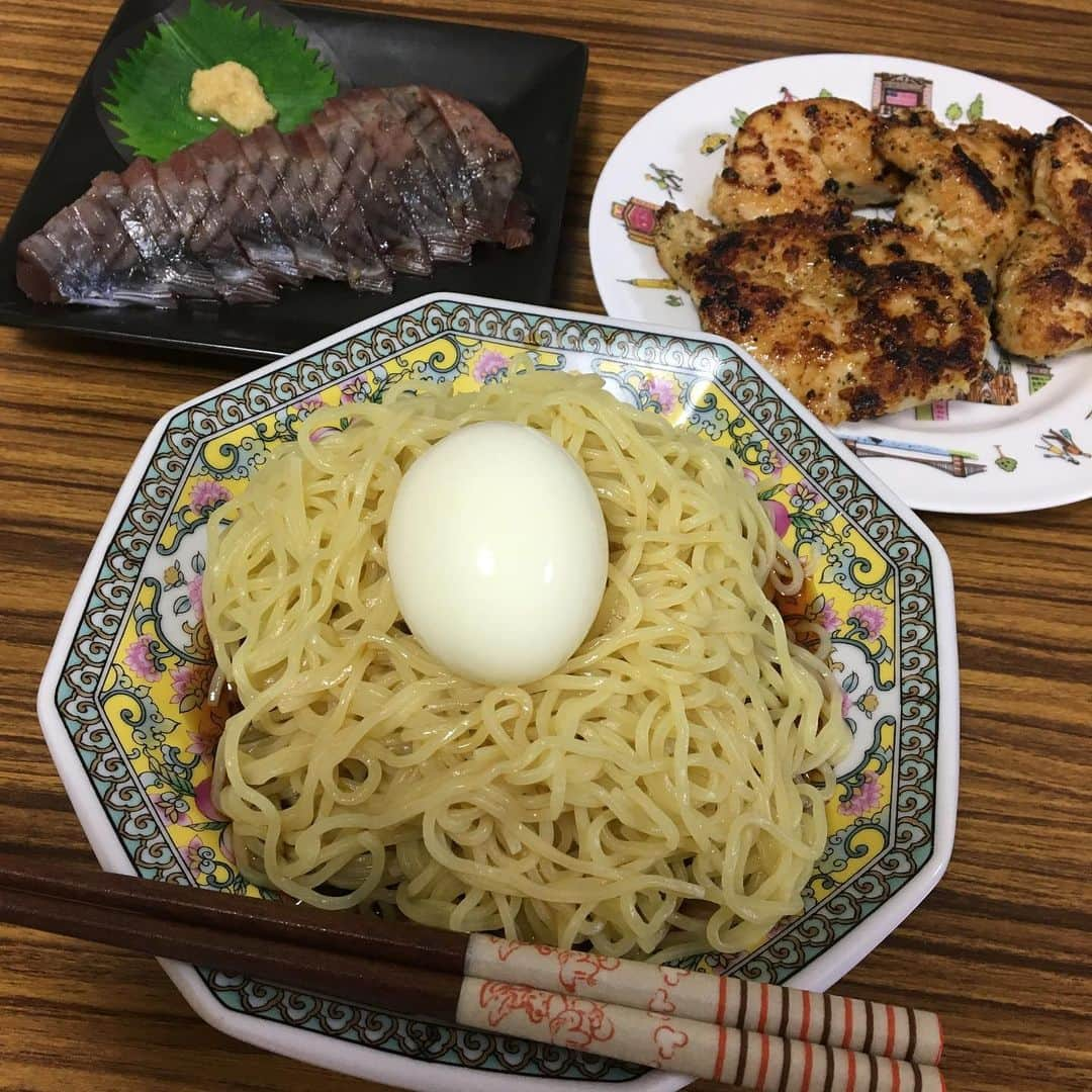 範田紗々さんのインスタグラム写真 - (範田紗々Instagram)「冷やし中華はじめました♡ #麺が好き #鳥の巣」5月18日 13時24分 - handa_sasa