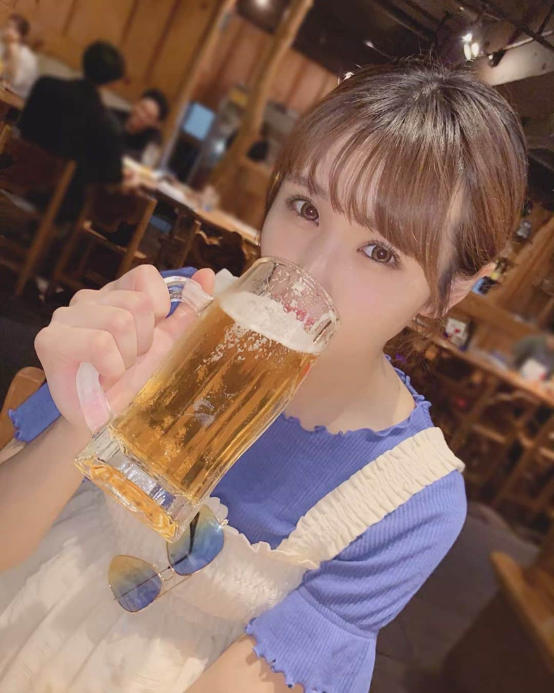 川崎優菜さんのインスタグラム写真 - (川崎優菜Instagram)「オリオンビール美味しかったでし  #奏  #KANADE #オリオンビール #沖縄 #ピムス  #川崎優菜 #フォローミー」5月19日 0時30分 - yuna.kawasaki.29