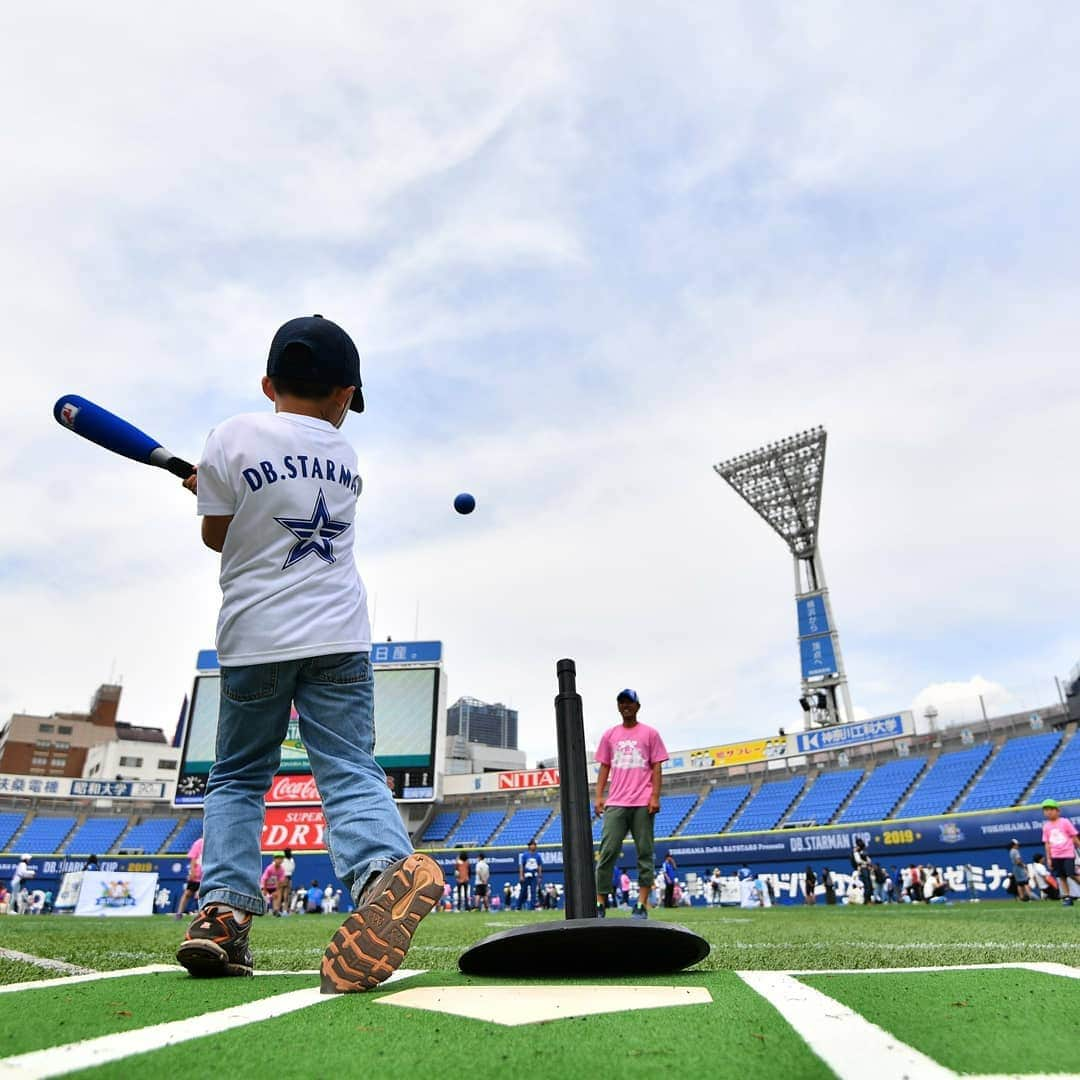 横浜DeNAベイスターズさんのインスタグラム写真 - (横浜DeNAベイスターズInstagram)「. 本日、子どもたちに野球をする楽しさを感じてもらうとともに、野球競技人口の増加に向けた野球振興プロジェクト『やきゅうみらいアクション』のひとつ、未就学児を対象とした「DB.スターマンカップ 2019」を開催しました！ たくさんのご参加ありがとうございました✨ . #baystars #横浜スタジアム」5月18日 23時19分 - baystars_official