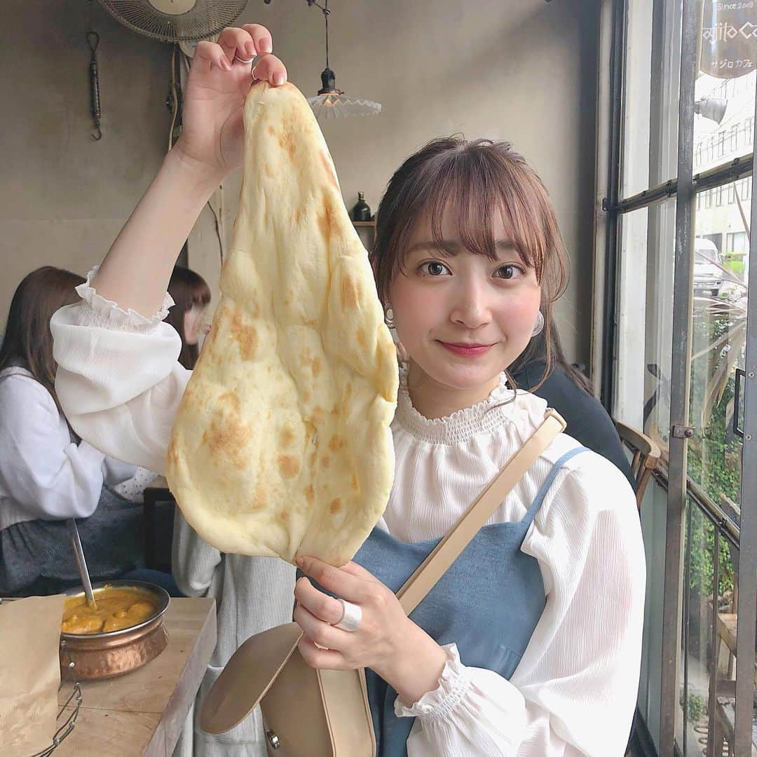 磯俣愛さんのインスタグラム写真 - (磯俣愛Instagram)「美味しすぎた 久しぶりのナン . . . #sajilocafe #サジロカフェ #カレー#吉祥寺カレー #吉祥寺カフェ#吉祥寺巡り#カレー屋さん」5月18日 23時27分 - ai_isomata