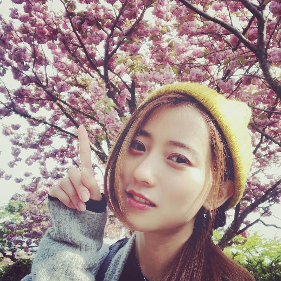 段文凝さんのインスタグラム写真 - (段文凝Instagram)「見て！今年最後の桜だよ🌸 あるいは、令和最初の花見だねw #さくら  #hokkaido  #ピンク」5月19日 0時18分 - duan_wen_ning