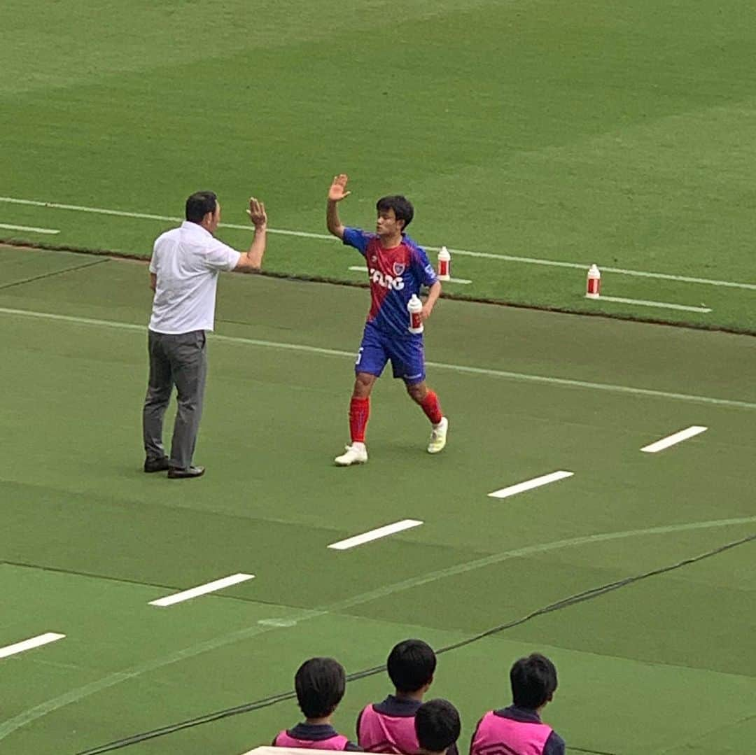 渡部建さんのインスタグラム写真 - (渡部建Instagram)「ブランチ終わりに後半だけ！ FC東京、コンサドーレ札幌に勝利！ 久保選手の得点みれました！  #石川直宏  #首位東京  #fctokyo #tokyo #久保建英」5月18日 16時22分 - watabeken