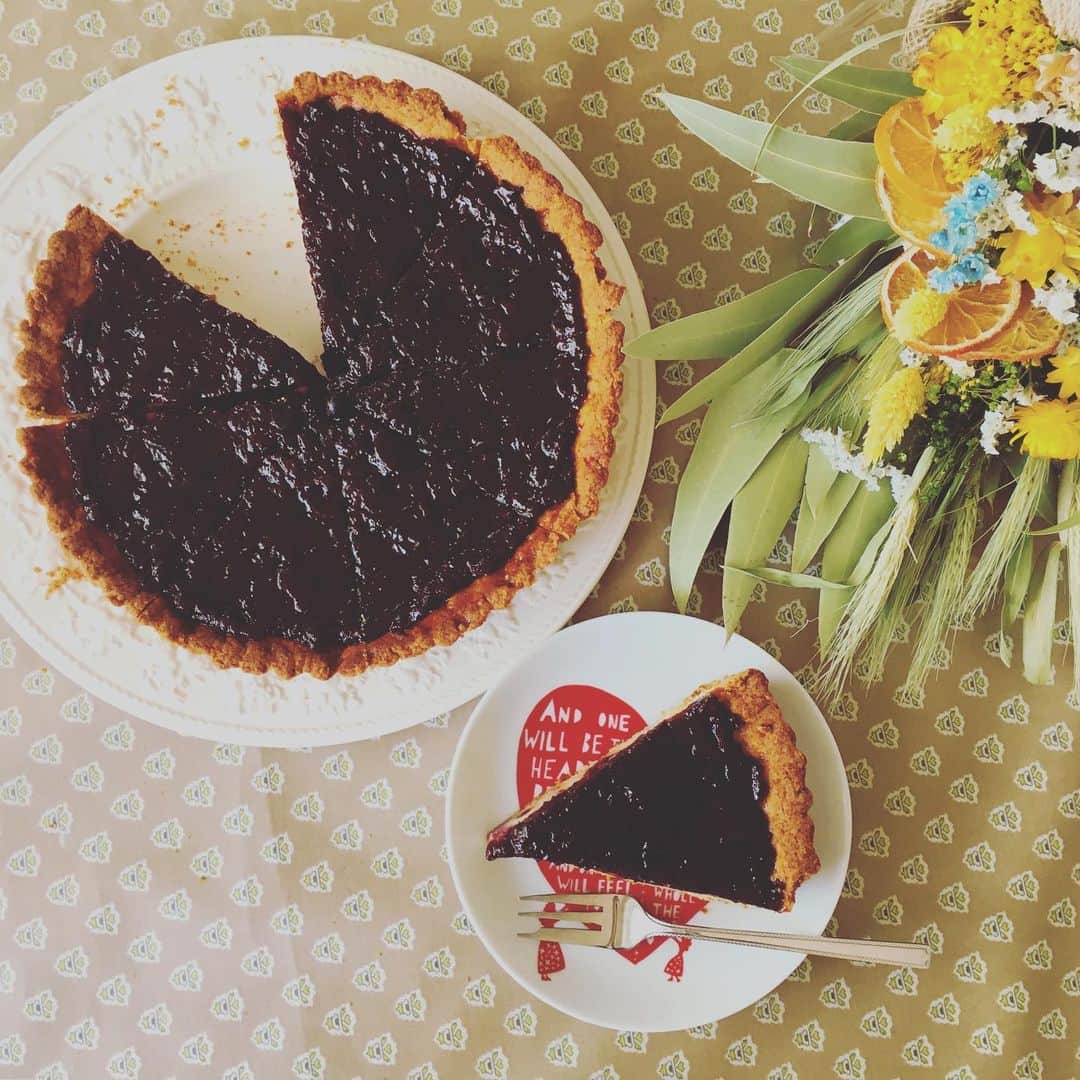 のインスタグラム：「長野県伊那市の喫茶はるかさんからいただいたブルーベリージャムで、タルトを。  #喫茶はるか #喫茶店 #長野県 #伊那市 #伊那カフェ #blueberry #blueberrycake #cake #cakes  #ブルーベリー #ブルーベリーケーキ #ブルーベリータルト#ケーキ作り」