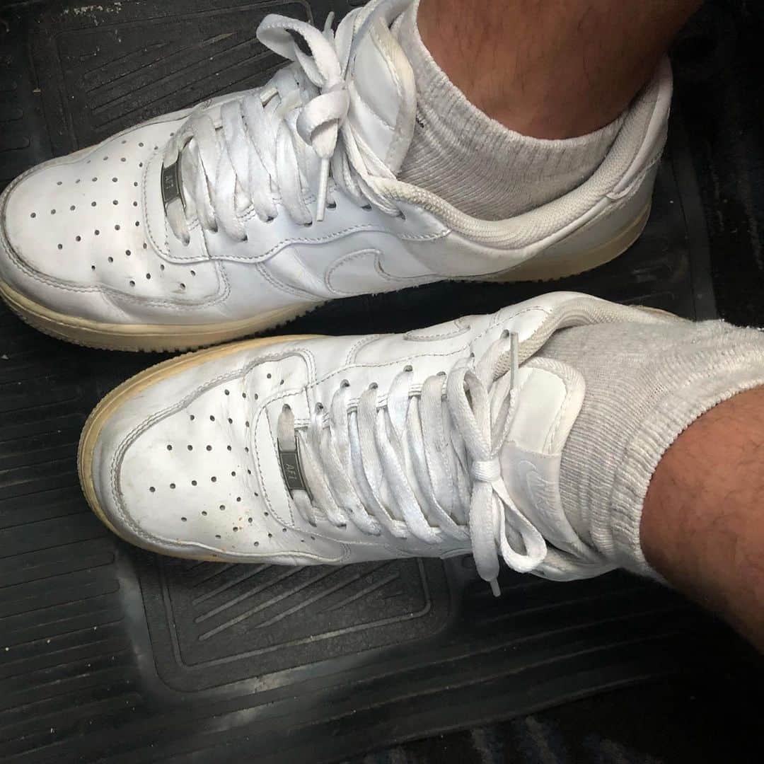 のインスタグラム：「今日の夜からリハビリ兼ねて装具外して靴でのトレーニング！！ というか、脚がまだパンパンなのでゆっくりと！！ #アキレス腱断裂 #rd_pw #GOSAMARU #沖縄」