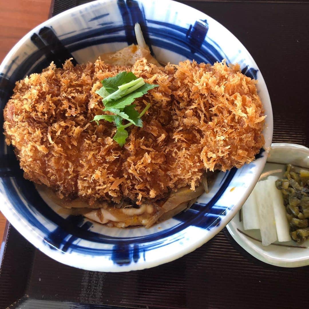 斎藤ノブのインスタグラム：「#ソースカツ丼」