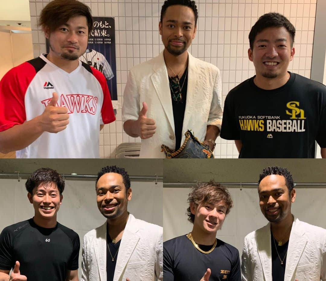 福岡ソフトバンクホークスさんのインスタグラム写真 - (福岡ソフトバンクホークスInstagram)「#始球式 #nesmith さん #exile #ナイスピッチ #国歌独唱 #leola さん #熊本 #2019年5月18日 #vs北海道日本ハムファイターズ #softbankhawks #ホークス #奪sh #工藤公康 #森唯斗#グローブプレゼント #今宮健太 #甲斐拓也 #嘉弥真新也 #牧原大成 #釜元豪」5月18日 19時25分 - softbankhawks_official