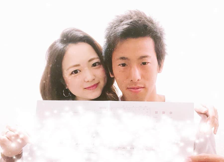大泉和也のインスタグラム：「2019.5.14に正木智里さんと入籍しました。 これからも宜しくお願い致します。  #入籍  #令和婚  #感謝」