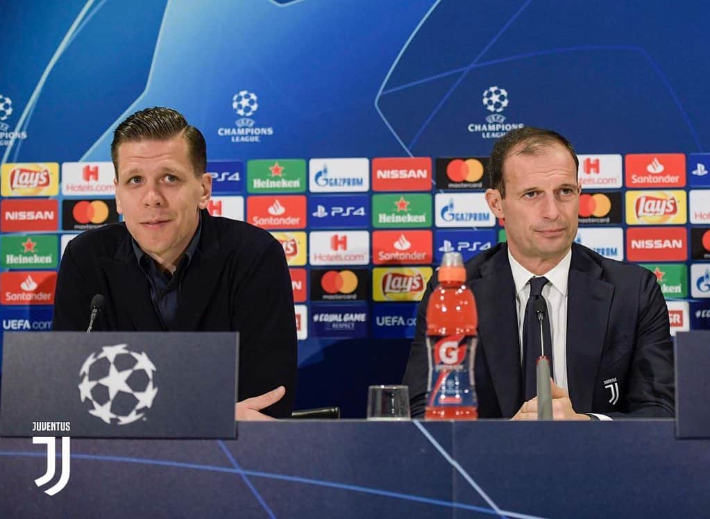 ヴォイチェフ・シュチェスニーのインスタグラム：「Not only a great coach but also a friend and a leader. Handled the dressing room with experience and class. Won 11 trophies in 5 years. Without a doubt one of the all time great Italian managers already. Thanks mister for 2 years of hard work and joy. I will always be grateful! 🔝」