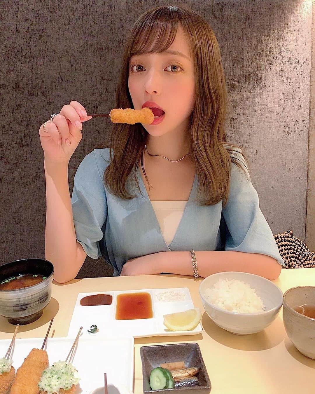 平尾優美花（ゆみちぃ）さんのインスタグラム写真 - (平尾優美花（ゆみちぃ）Instagram)「串 アゲ ⤴︎⤴︎ 🤤🍄」5月18日 21時43分 - hirao_yumika