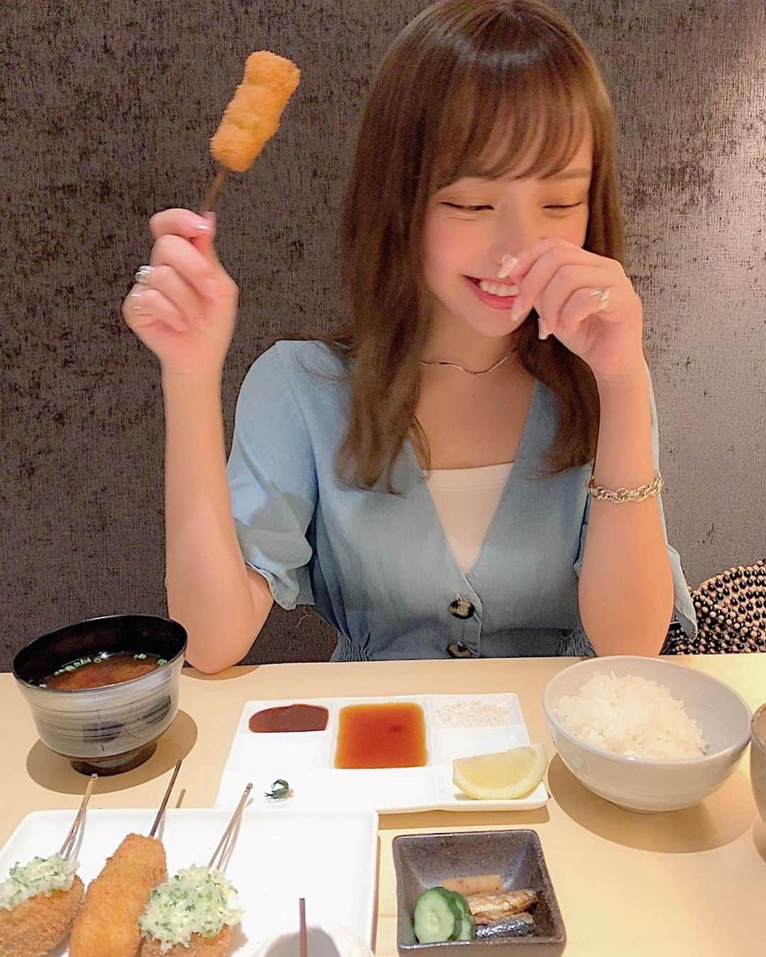 平尾優美花（ゆみちぃ）さんのインスタグラム写真 - (平尾優美花（ゆみちぃ）Instagram)「串 アゲ ⤴︎⤴︎ 🤤🍄」5月18日 21時43分 - hirao_yumika