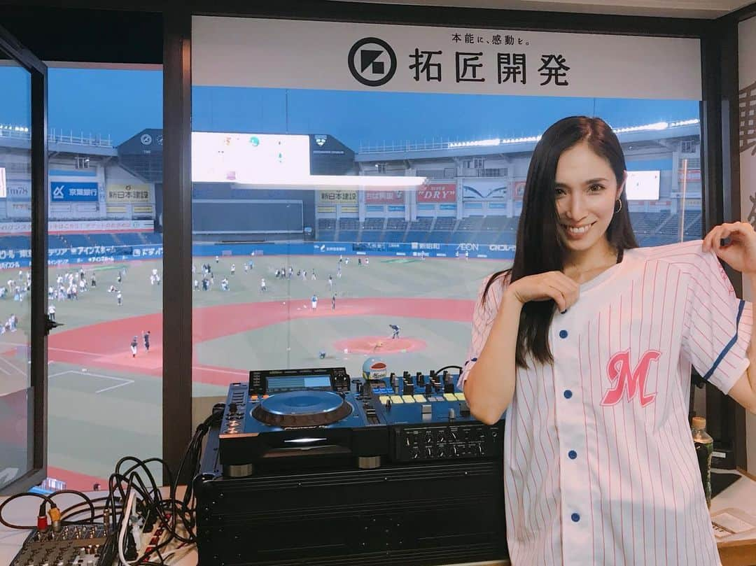 DJ MANAMI（松迫愛実）さんのインスタグラム写真 - (DJ MANAMI（松迫愛実）Instagram)「DJ at Zozo Marine Stadium @chibalotte_official ⚾️💕 . . . #千葉ロッテマリーンズ #ZOZOマリンスタジアム #千葉ロッテ #dj #djmanami #femaledj #djlife」5月18日 21時48分 - djmanami