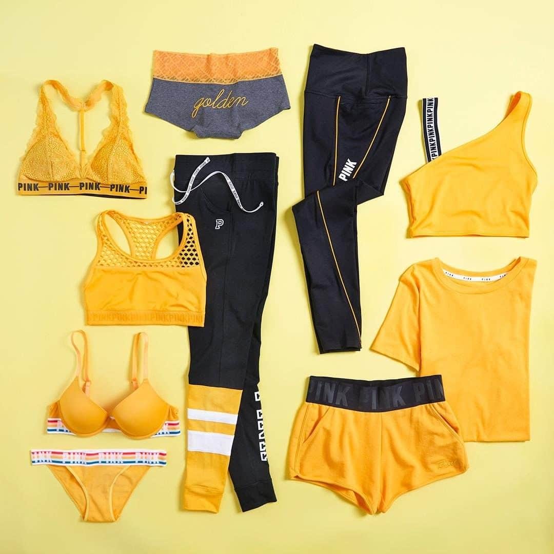 Victoria's Secret PINKさんのインスタグラム写真 - (Victoria's Secret PINKInstagram)「We know you’re feeling it, so leave all 💛☀️🌟🌼📒⚡️ below!」5月18日 22時00分 - vspink