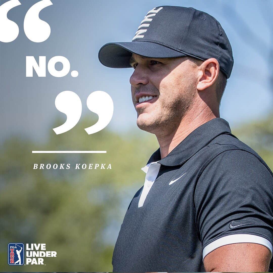 PGA TOURさんのインスタグラム写真 - (PGA TOURInstagram)「Reporter: Is there any doubt in your mind that you're going to win tomorrow? #LiveUnderPar」5月19日 9時48分 - pgatour