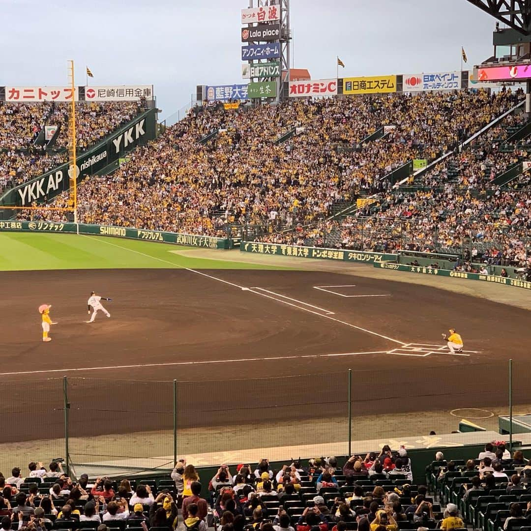 丹羽真由実さんのインスタグラム写真 - (丹羽真由実Instagram)「. . 平成31年4月30日 平成最後の一戦⚾️ 阪神タイガース対広島東洋カープを観戦！！ . 始球式は元阪神投手の井川慶さん。 捕手は矢野監督。 2003年に阪神球団史上初となる 最優秀バッテリー賞を受賞したお2人が 一夜限りの復刻バッテリーを組みました✨  仕事でもプライベートでも 平成では本当に沢山の野球を見たなぁ〜〜🥰🥰🥰 . . #平成最後の一戦 #観戦証明書 #平成最後の日 #プロ野球 #野球 #baseball #野球観戦 #野球女子 #野球部マネージャー #阪神甲子園球場 #阪神タイガース #広島東洋カープ #思い出の日 #⚾️」5月19日 8時35分 - mayumi_niwa