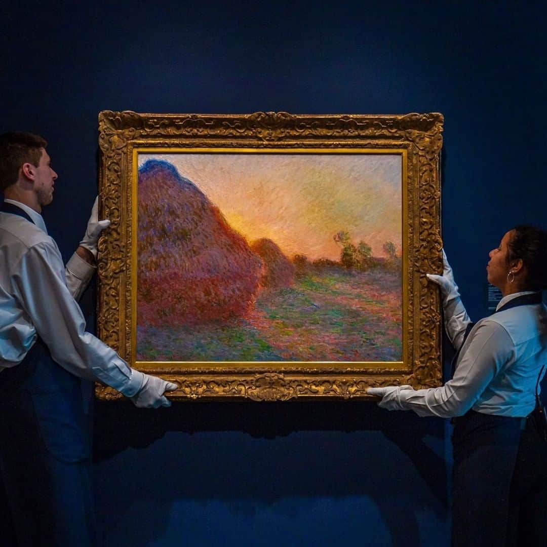 CNNさんのインスタグラム写真 - (CNNInstagram)「A painting from Claude Monet’s “Haystacks” series set a record on Tuesday when it sold for $110.7 million 🎨The painting, which went to an anonymous bidder, is the most expensive impressionist artwork ever to be bought at auction, according to Sotheby’s in New York. The 1890 painting is regarded as the best of the artist’s "Les Meules" series, the auction house said. Only four artworks from the 25-piece series have appeared at auction this century, and just eight remain in private hands. (📸: Courtesy of Sotheby’s via AP)」5月19日 9時00分 - cnn