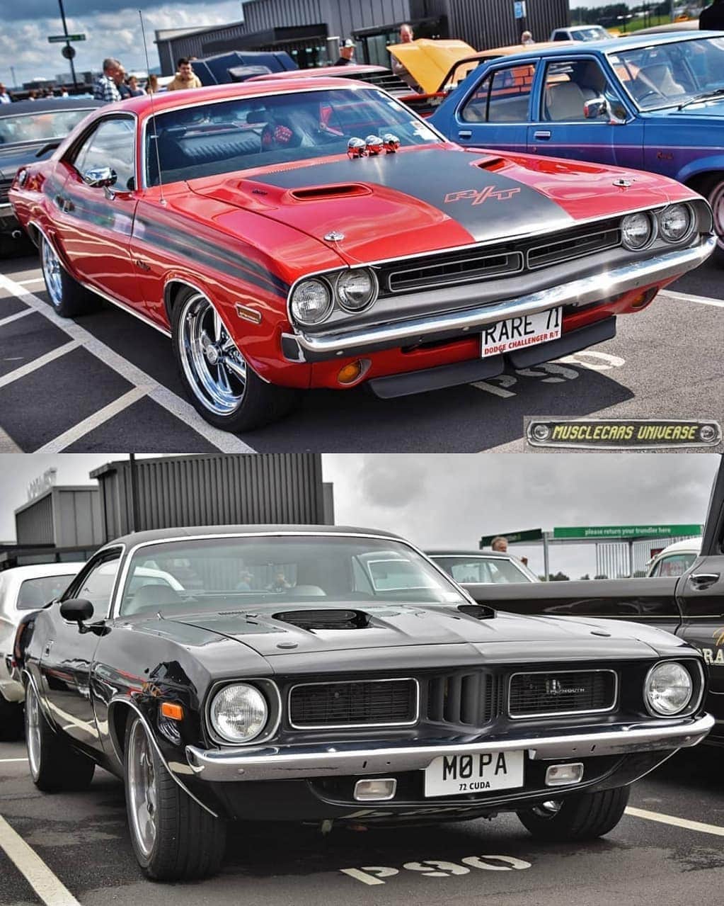 Classics Dailyさんのインスタグラム写真 - (Classics DailyInstagram)「Top or bottom!? _ 📸 @musclecars.universe #challenger #cuda #plymouth #barracuda #dodge #mopar #americanmuscle #musclecar #classiccar #classicsdaily」5月19日 0時52分 - classicsdaily