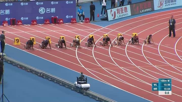 アレア・ホッブズのインスタグラム：「First Diamond League race in the books. Thank God for a healthy one! 🔋 @adidasrunning #ShanghaiDL #DiamondLeague #RoadToTheFinal #Takecharge」