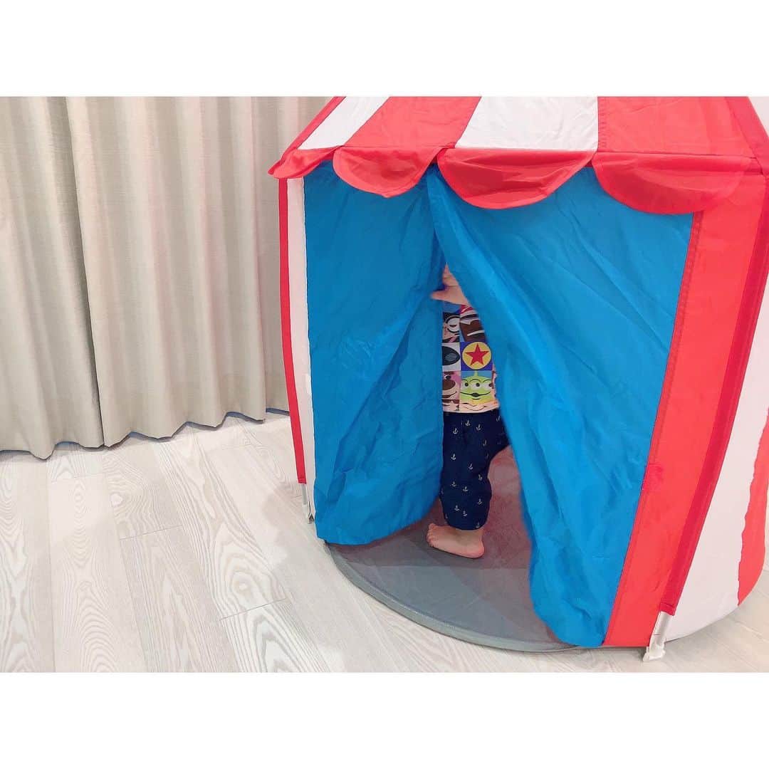 川崎希さんのインスタグラム写真 - (川崎希Instagram)「New Playroom🎪🌟🌟🌟 #baby #playroom #IKEAで色々買ったよ〜」5月19日 1時24分 - kawasakinozomi