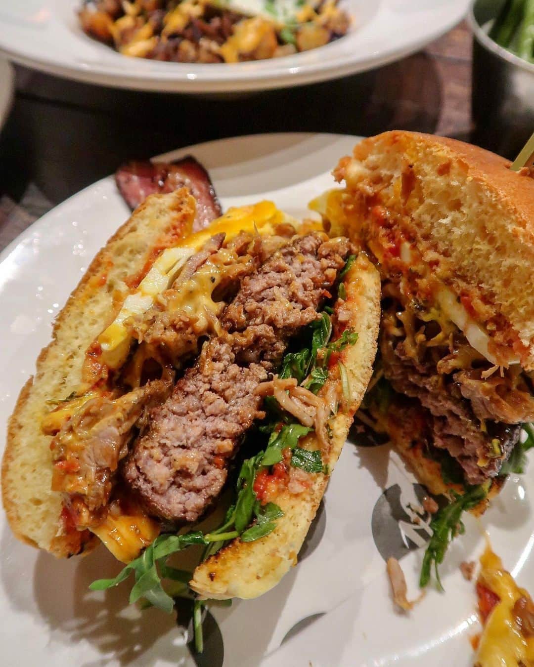 Eat With Steph & Coさんのインスタグラム写真 - (Eat With Steph & CoInstagram)「Brunch is life, and don’t ever waste a Saturday not brunching! Checked out the brunch menu at @allstarlanes , and tried their huevos rancheros dish, as well as the juicy burger, crispy squid served in a cute takeaway box, and the brisket bon bons. Great value, and you can add bottomless Prosecco or beers for just £20pp! Bargainnn 🔥 . More details on stories! 📷 @verna.banana #invite #brunch #brunching #bowling #americanstyle #huevosrancheros #cheeseburger #brisket #squid #yum #cheatmeal #weekendvibes」5月19日 1時56分 - eatwithsteph_ldn