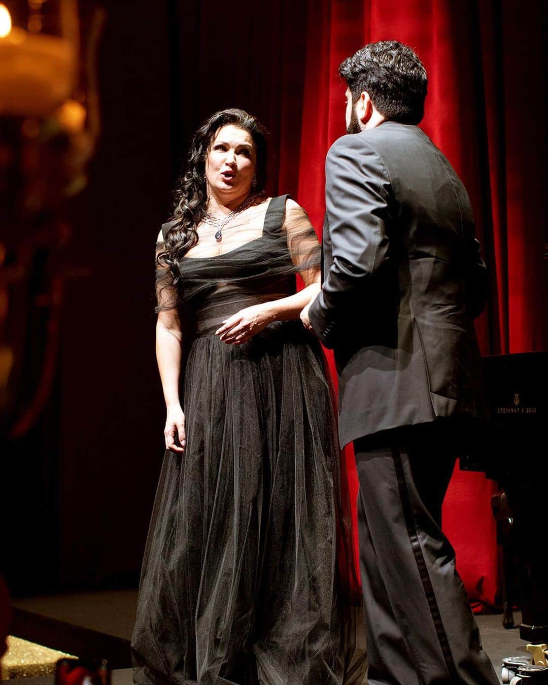 ショパールさんのインスタグラム写真 - (ショパールInstagram)「Guests were welcomed in a ballroom inspired by the Phantom of the Opera beneath an impressive pendant chandelier. The dinner notably featured a performance by one of the most talented opera singer power couples: soprano Anna Netrebko and her husband, tenor Yusif Eyvazov #ChopardLovesCinema #Cannes2019 #StarsInChopard #ChopardLoveNight」5月19日 1時59分 - chopard
