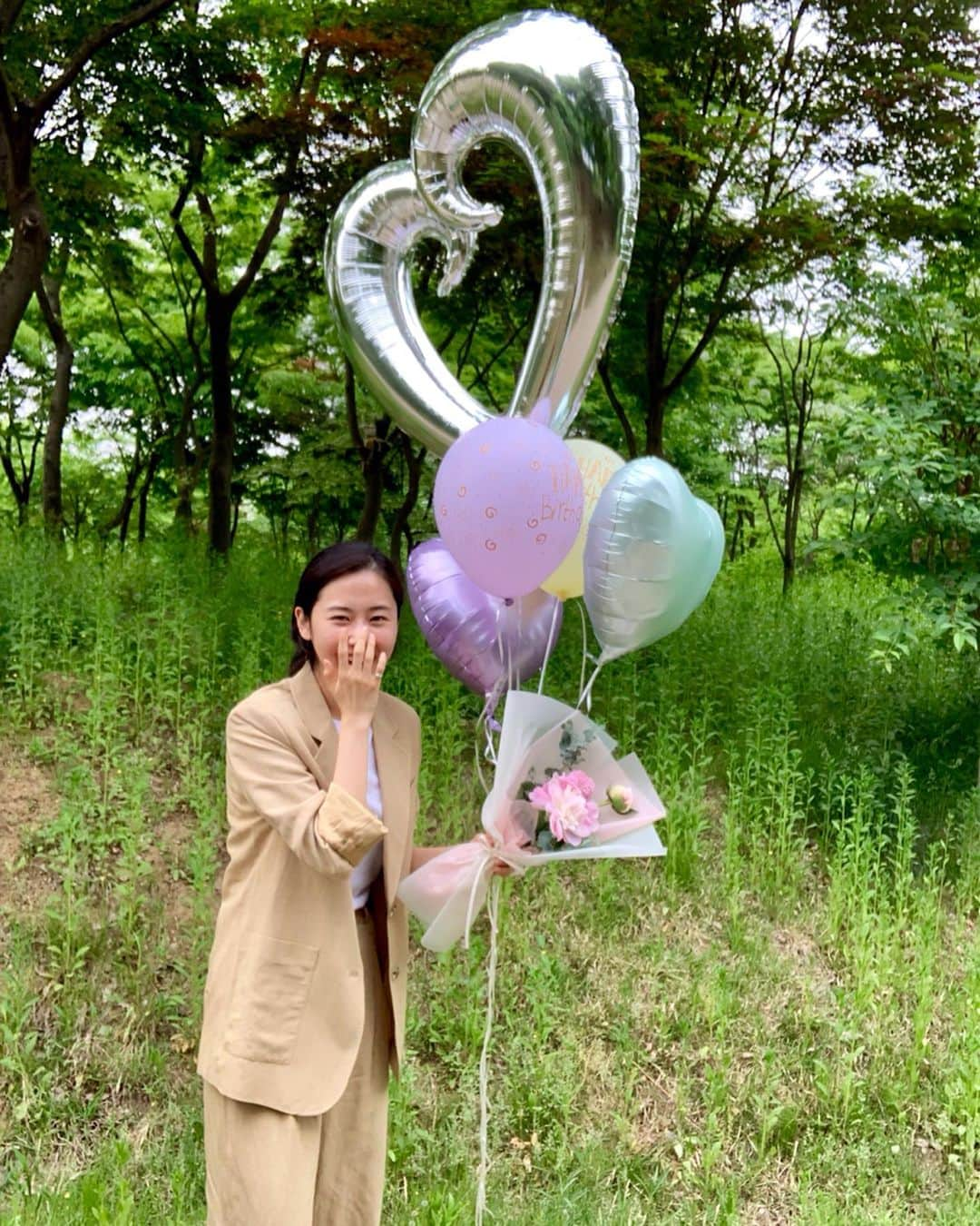 ガユンさんのインスタグラム写真 - (ガユンInstagram)「올해는 핑크 #작약」5月19日 9時59分 - gayoon_heo