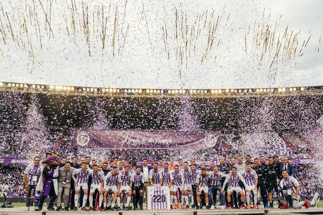 ロナウドのインスタグラム：「¡Pucela es de Primera! ¡Gracias equipo, gracias afición, gracias Valladolid! @realvalladolid #pucela」