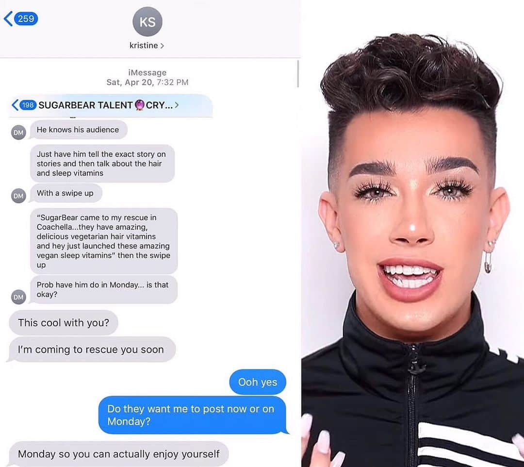 Just Jaredさんのインスタグラム写真 - (Just JaredInstagram)「@jamescharles is responding to “lies” from Tati Westbrook, Jeffree Star, and more in a new YouTube video and he is providing lots of receipts to defend himself. Go to the LINK IN BIO for everything you need to know.  #JamesCharles Photo: YouTube」5月19日 4時38分 - justjared