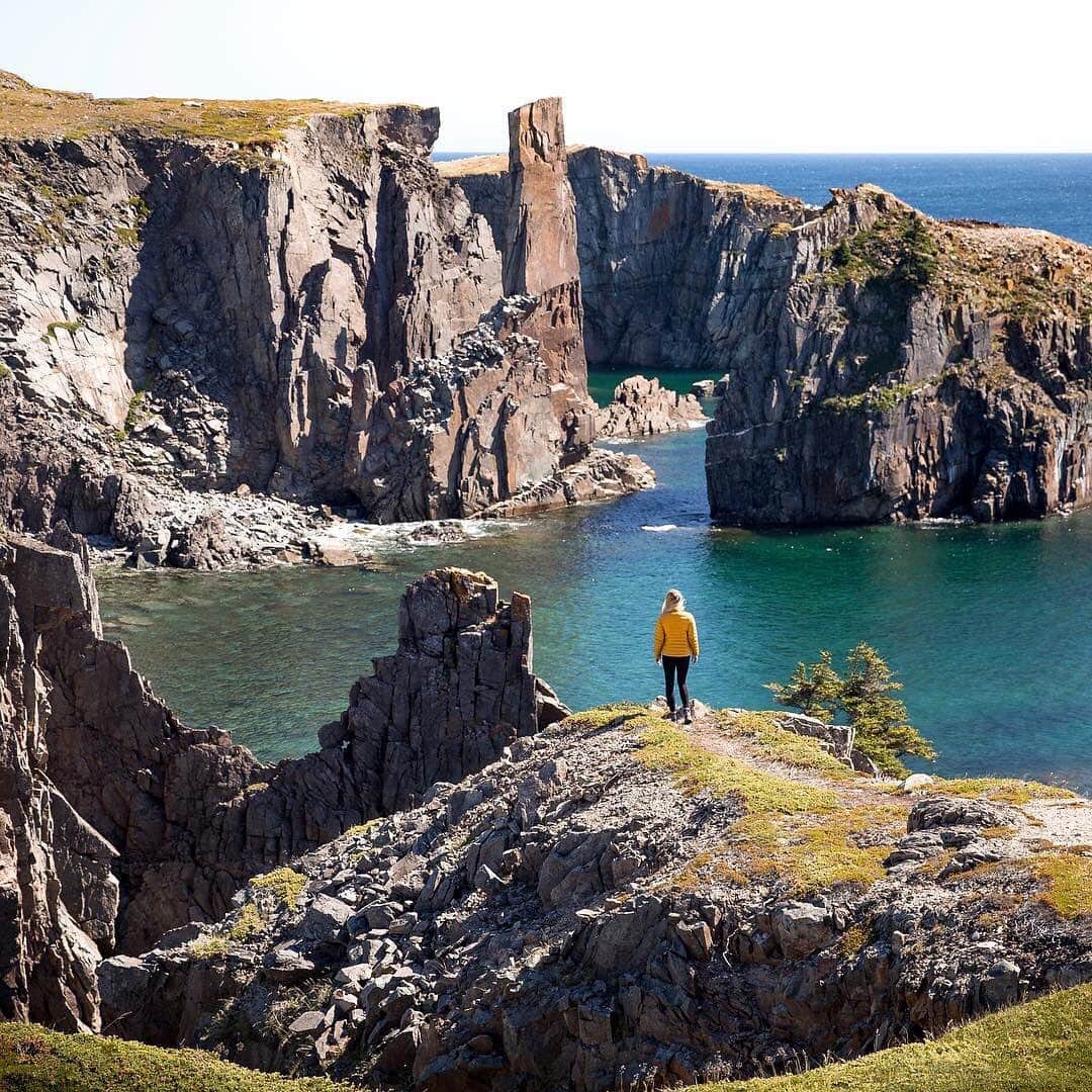 Explore Canadaさんのインスタグラム写真 - (Explore CanadaInstagram)「With 29,000 km of shoreline to explore, you can always find your own slice of paradise in @newfoundlandlabrador. Take a hike around Spillars Cove, pictured here, located outside the town of Bonavista or through the nearby Dungeon Provincial Park. Or get out on the water to see Puffins fly overhead, whales breach, and icebergs float by. 📷: @goldiekatie_ 📍: @newfoundlandlabrador . #explorenl #newfoundland . Abonnez-vous à @explorezsansfin pour voir nos publications en français!」5月19日 7時16分 - explorecanada